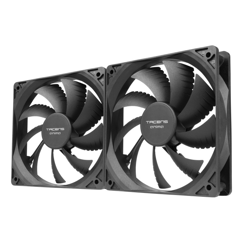 Tacens Anima AF12X2 AF12X2, Ventilador, 12 cm, Negro