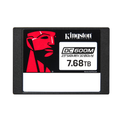 Kingston Technology SEDC600M/7680G Disco SSD DC600ME SATA Enterprise (uso mixto) de 2,5” y 7680 G, 7,68 TB, 2.5", 560 MB/s, 6