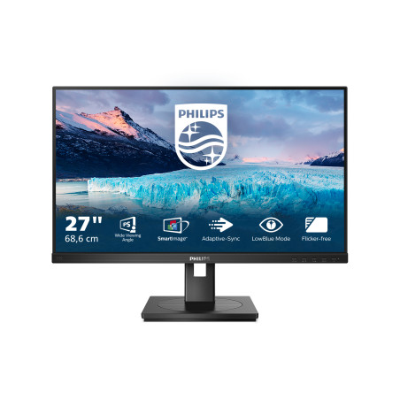 Philips 272S1M/00 272S1M/00, 68,6 cm (27"), 1920 x 1080 Pixeles, Full HD, LCD, 4 ms, Negro