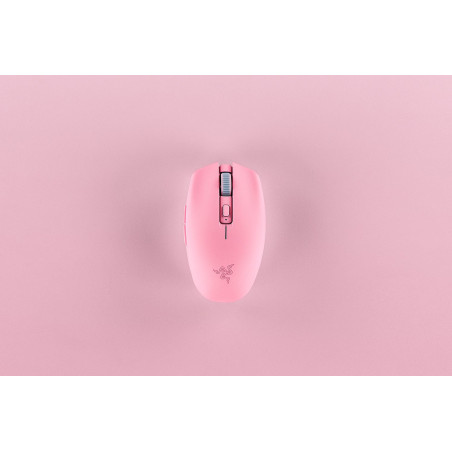 Razer RZ01-03731200-R3G1 Orochi V2, mano derecha, Óptico, RF Wireless + Bluetooth, 18000 DPI, Rosa