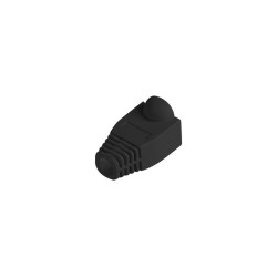 Lanberg PLB-1000-BK PLB-1000-BK, Funda sujetacables, Negro, Cloruro de polivinilo (PVC), RJ-45, 100 pieza(s) 2