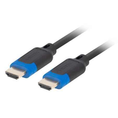 Lanberg CA-HDMI-30CC-0018-BK CA-HDMI-30CC-0018-BK, 1,8 m, HDMI tipo A (Estándar), HDMI tipo A (Estándar), 48 Gbit/s, Negro