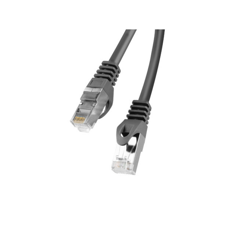Lanberg PCF6-10CC-0500-BK PCF6-10CC-0500-BK, 5 m, Cat6, F/UTP (FTP), RJ-45, RJ-45, Negro