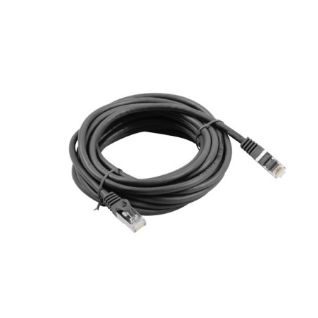 Lanberg PCF6-10CC-0500-BK PCF6-10CC-0500-BK, 5 m, Cat6, F/UTP (FTP), RJ-45, RJ-45, Negro