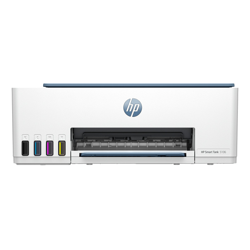 HP 4A8D1A Smart Tank 5106 Inalámbrico All-in-One Color Impresora, Fotocopiadora, escáner, Inyección de tinta térmica,