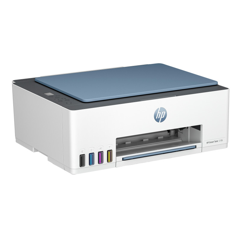 HP 4A8D1A Smart Tank 5106 Inalámbrico All-in-One Color Impresora, Fotocopiadora, escáner, Inyección de tinta térmica,