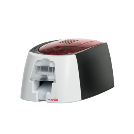Evolis B12U0000RS Badgy 100, Pintar por sublimación/Transferencia térmica, 260 x 300 DPI, PVC, 80 tarjeta/h, 80 tarjeta/h,