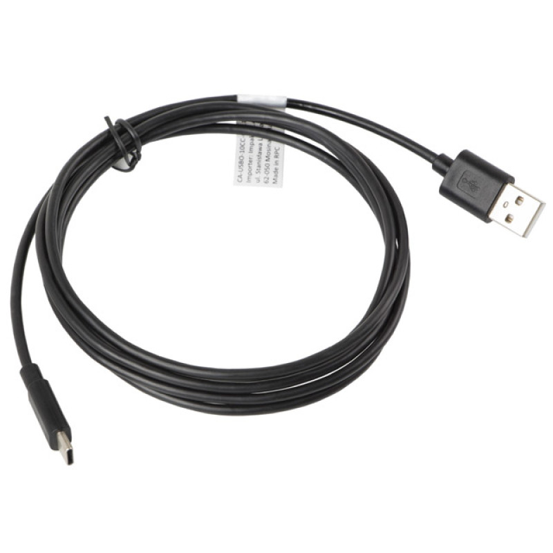 Lanberg CA-USBO-10CC-0018-BK CA-USBO-10CC-0018-BK, 1,8 m, USB A, USB C, USB 2.0, 0,48 Gbit/s, Negro