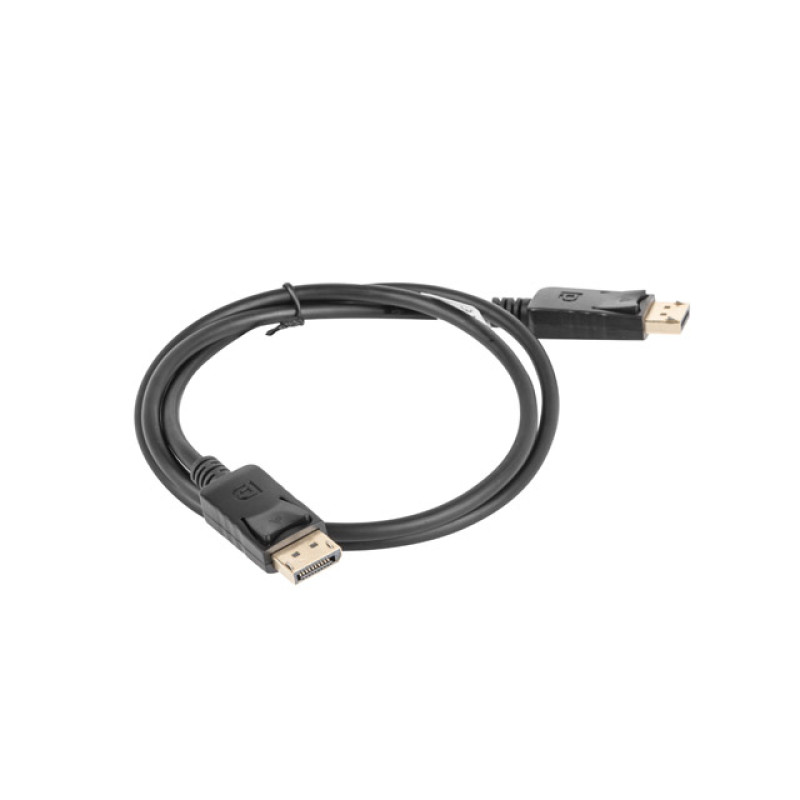 Lanberg CA-DPDP-10CC-0010-BK CA-DPDP-10CC-0010-BK, 1 m, DisplayPort, DisplayPort, Macho, Macho, 3840 x 2160 Pixeles
