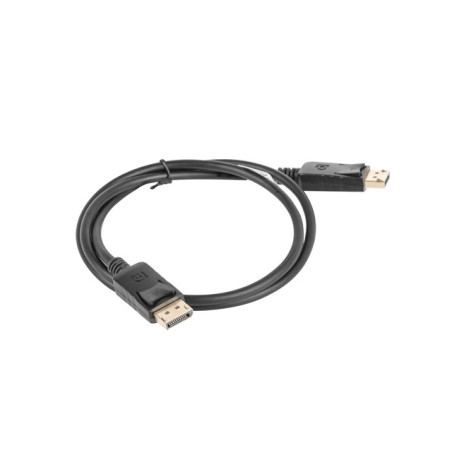 Lanberg CA-DPDP-10CC-0010-BK CA-DPDP-10CC-0010-BK, 1 m, DisplayPort, DisplayPort, Macho, Macho, 3840 x 2160 Pixeles