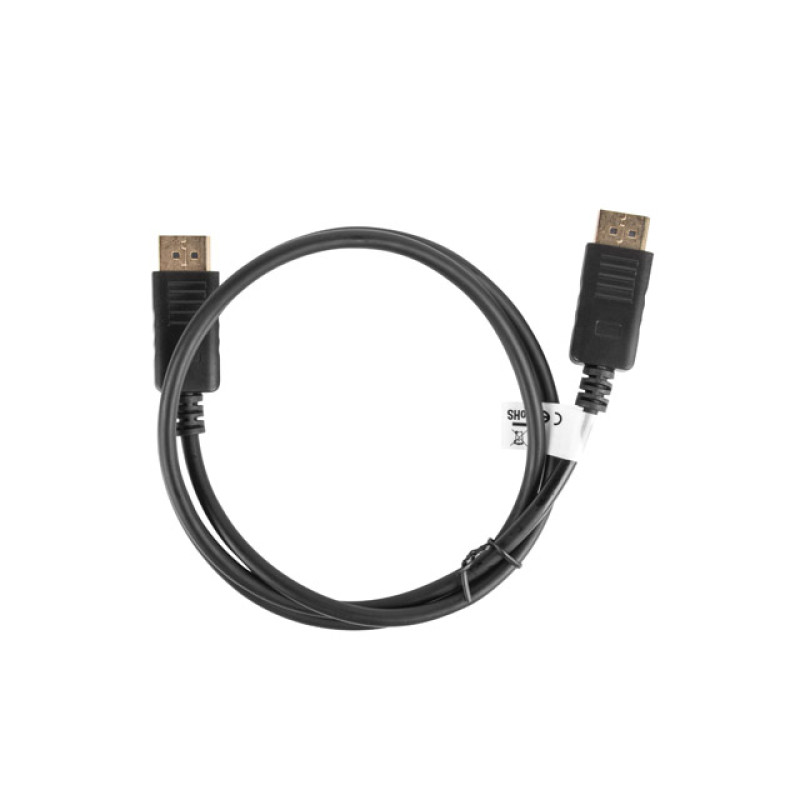 Lanberg CA-DPDP-10CC-0010-BK CA-DPDP-10CC-0010-BK, 1 m, DisplayPort, DisplayPort, Macho, Macho, 3840 x 2160 Pixeles
