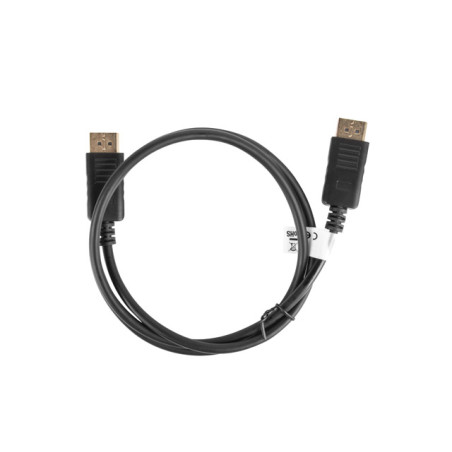 Lanberg CA-DPDP-10CC-0010-BK CA-DPDP-10CC-0010-BK, 1 m, DisplayPort, DisplayPort, Macho, Macho, 3840 x 2160 Pixeles