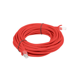 Lanberg PCU6-10CC-0500-R PCU6-10CC-0500-R, 5 m, Cat6, U/UTP (UTP), RJ-45, RJ-45, Rojo