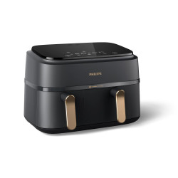 Philips NA352/00 3000 series NA352/00 Airfryer con doble cesta, Freidora de aire caliente, 9 L, 1,5 kg, Rapid Air, 40 °C, 200