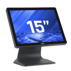 iggual IGG319635 TPV AIO 15" N100 4GB + 128GB 8USB W10IOT, 38,1 cm (15"), 1024 x 768 Pixeles, LCD, 300 cd / m², Capacitiva, 4:3