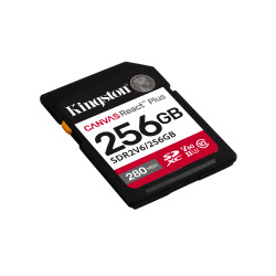 Kingston Technology SDR2V6/256GB 256GB Canvas React Plus SDXC UHS-II 280R/150W U3 V60 for Full HD/4K, 256 GB, SDXC, Clase 10, 2