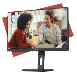 AOC 24E3QAF E3 24E3QAF, 60,5 cm (23.8"), 1920 x 1080 Pixeles, Full HD, LCD, 4 ms, Negro 2