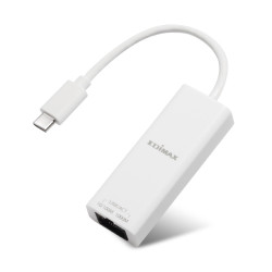 Edimax EU-4306C USB-C GIGABIT ADAPTER, Alámbrico, USB Tipo C, Ethernet, 1000 Mbit/s, Blanco