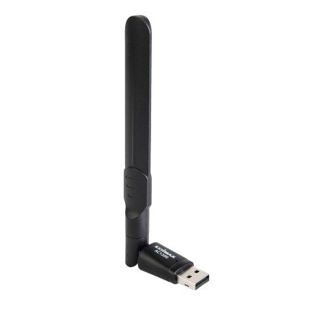Edimax EW-7822UAD EW-7822UAD, Inalámbrico, USB, WLAN, Wi-Fi 5 (802.11ac), 867 Mbit/s, Negro