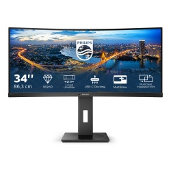 Philips 346B1C/00 B Line 346B1C/00, 86,4 cm (34"), 3440 x 1440 Pixeles, Quad HD, LCD, 4 ms, Negro 2