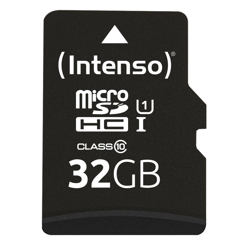 Intenso 3423480 32GB microSDHC, 32 GB, MicroSDHC, Clase 10, UHS-I, 90 MB/s, Class 1 (U1)