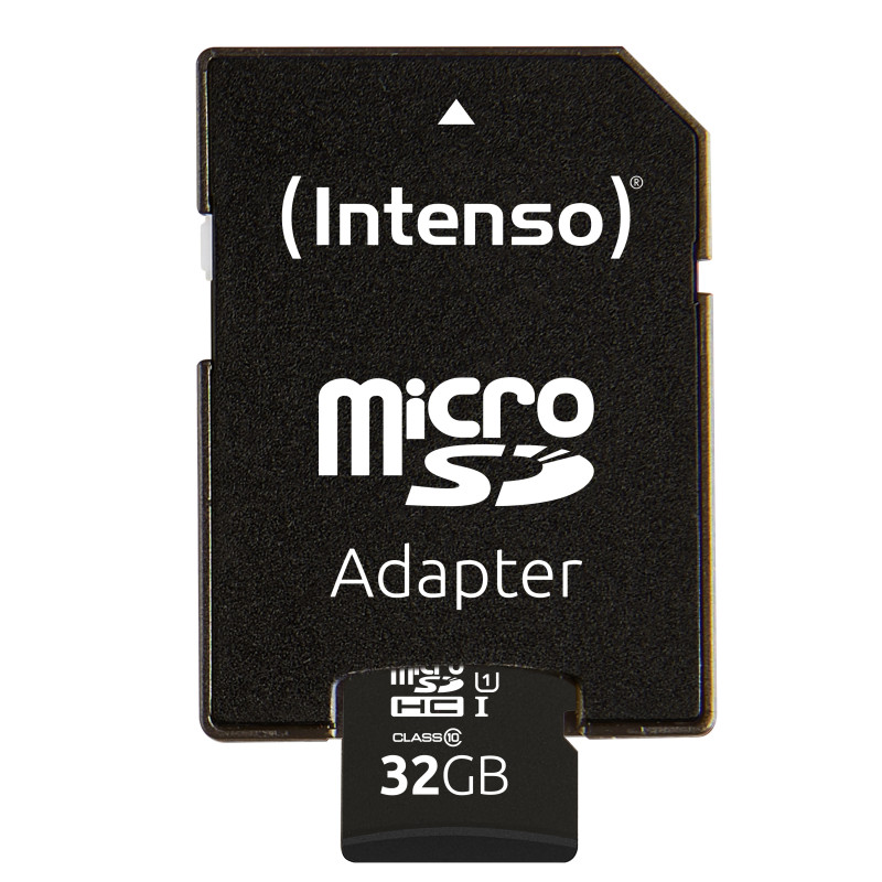 Intenso 3423480 32GB microSDHC, 32 GB, MicroSDHC, Clase 10, UHS-I, 90 MB/s, Class 1 (U1)