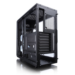 Fractal Design FD-CA-FOCUS-BK-W Focus G, Midi Tower, PC, Negro, ATX, ITX, micro ATX, Juego, Blanco 2