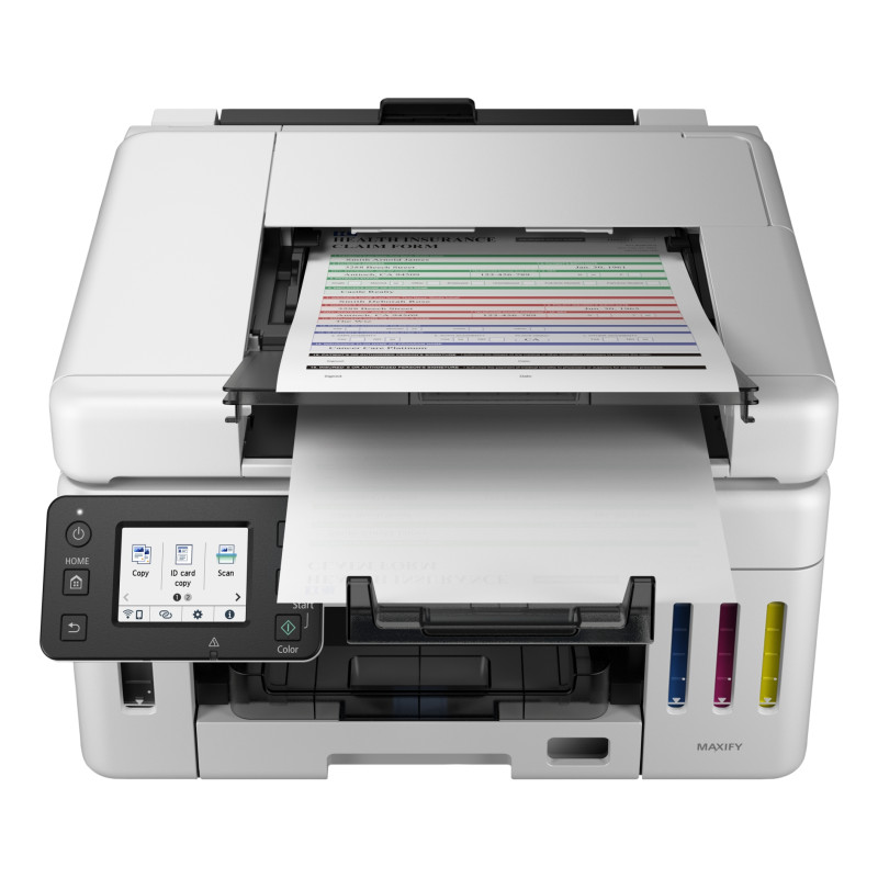 Canon 6351C006 MAXIFY GX6550, Inyección de tinta, Impresión a color, 600 x 1200 DPI, Copia a color, A4, Negro, Blanco