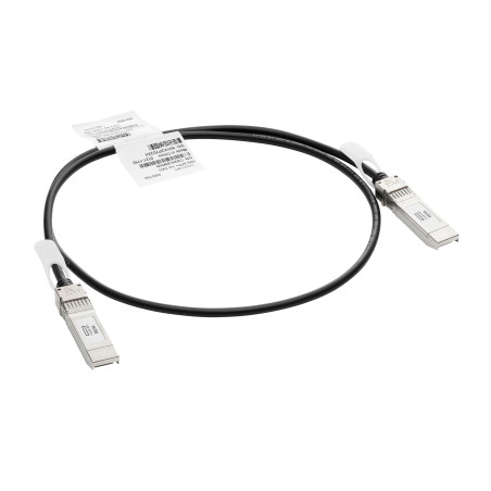 HPE J9281D Aruba Networking 10G SFP+ to SFP+ 1m Direct Attach Copper Cable, 1 m, SFP+, SFP+