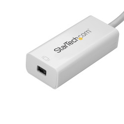 StarTech.com CDP2MDP Adaptador USB C a Mini DisplayPort - 4K 60Hz - Blanco - Adaptador USB 3.1 Tipo C a Mini DP - Versión 2