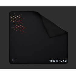 The G-Lab PAD-CEASIUM PAD CAESIUM, Negro, Multicolor, Estampado, Poliéster, Caucho, Base antiderrapante, Alfombrilla de ratón 2