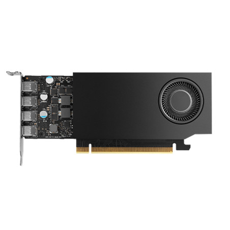 HP AV8J4AA NVIDIA RTX A1000 8 GB with Mini Bracket 4mDP Graphics, RTX A1000, 8 GB, GDDR6, 128 bit, 7680 x 4320 Pixeles, PCI