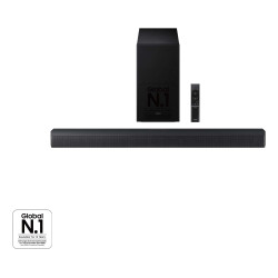 Samsung HW-B650F/ZF Barra de sonido B650F Serie B 3.1 con Subwoofer y Dolby 5.1 2025, 3.1 canales, 370 W, DTS Virtual:X, Dolby