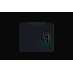 Razer RZ81-04930100-B3M1 HyperFlux V2, Negro, Monocromo, Caucho, Base antiderrapante, Alfombrilla de ratón para juegos