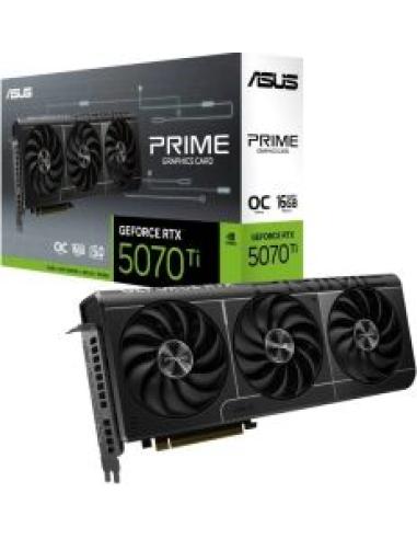 tarjeta grafica prime geforce rtx 5070 ti oc edition 16gb gddr7 256bit pci-e 5.0 3 x displayport 2 x hdmi 2.1b triple fan resolu
