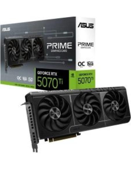 tarjeta grafica prime geforce rtx 5070 ti oc edition 16gb gddr7 256bit pci-e 5.0 3 x displayport 2 x hdmi 2.1b triple fan resolu