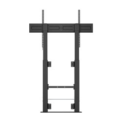 AISENS FWF100E-351 Soporte Suelo Con Manivela y Fijacion a Pared, TV 120kg de 60"-100", Negro, 152,4 cm (60"), 2,54 m (100"), 2
