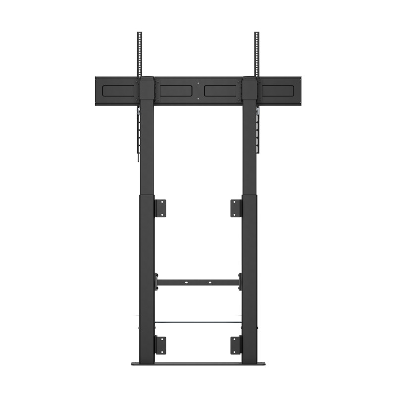 AISENS FWF100E-351 Soporte Suelo Con Manivela y Fijacion a Pared, TV 120kg de 60"-100", Negro, 152,4 cm (60"), 2,54 m (100"),