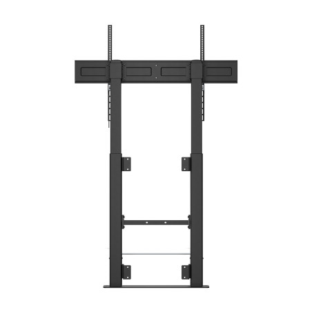 AISENS FWF100E-351 Soporte Suelo Con Manivela y Fijacion a Pared, TV 120kg de 60"-100", Negro, 152,4 cm (60"), 2,54 m (100"),