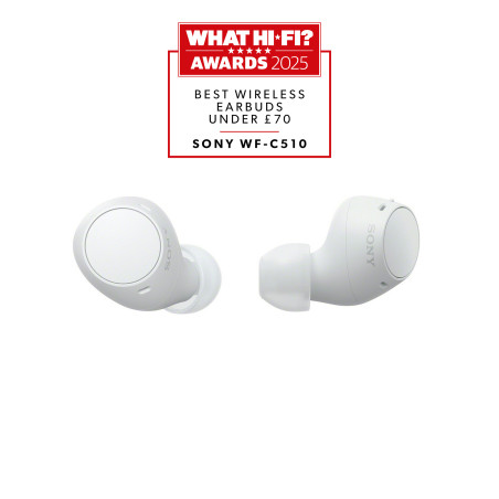 Sony WFC510W WF-C510, True Wireless Stereo (TWS), Llamadas/Música/Deporte/Uso diario, 31 g, Auriculares, Blanco