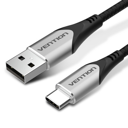 Vention CODHG Cable USB 2.0 Tipo-C CODHG/ USB Macho - USB Tipo-C Macho/ 1.5m/ Gris, 1,5 m, USB A, USB C, USB 2.0, 0,48 Gbit/s,