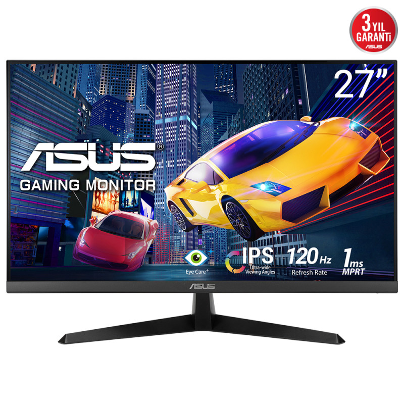 ASUS 90LM06D3-B01A70 VY279HGR, 68,6 cm (27"), 1920 x 1080 Pixeles, Full HD, LCD, Negro