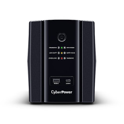 CyberPower UT1500EG UT1500EG, Línea interactiva, 1,5 kVA, 900 W, Pseudo sine, 167 V, 295 V 2