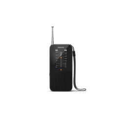 Philips TAR1509/00 TAR1509/00, Portátil, Analógica, AM, FM, Analógica, 3,5 mm, Negro