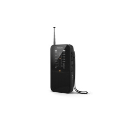 Philips TAR1509/00 TAR1509/00, Portátil, Analógica, AM, FM, Analógica, 3,5 mm, Negro 2