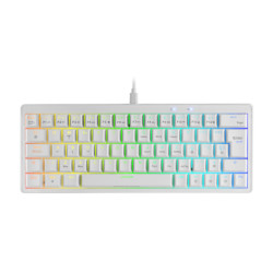 Mars Gaming MKMINIPROWYES MKMINIPRO, Teclado Mecánico Ultra-Compacto 60%, Switches Mecánicos Hot-Swappable, Iluminación RGB