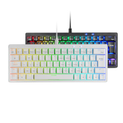 Mars Gaming MKMINIPROWYES MKMINIPRO, Teclado Mecánico Ultra-Compacto 60%, Switches Mecánicos Hot-Swappable, Iluminación RGB 2