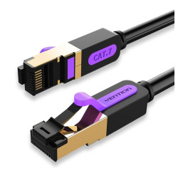Vention ICDBJ Cable de Red RJ45 SFTP ICDBJ Cat.7/ 5m/ Negro, 5 m, Cat7, S/FTP (S-STP), RJ-45, RJ-45, Negro