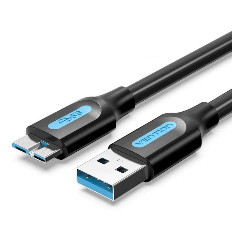 Vention COPBF Cable USB 3.0 COPBF/ USB Macho - MicroUSB Macho/ 1m/ Negro, 1 m, USB A, Micro-USB B, USB 2.0, Negro