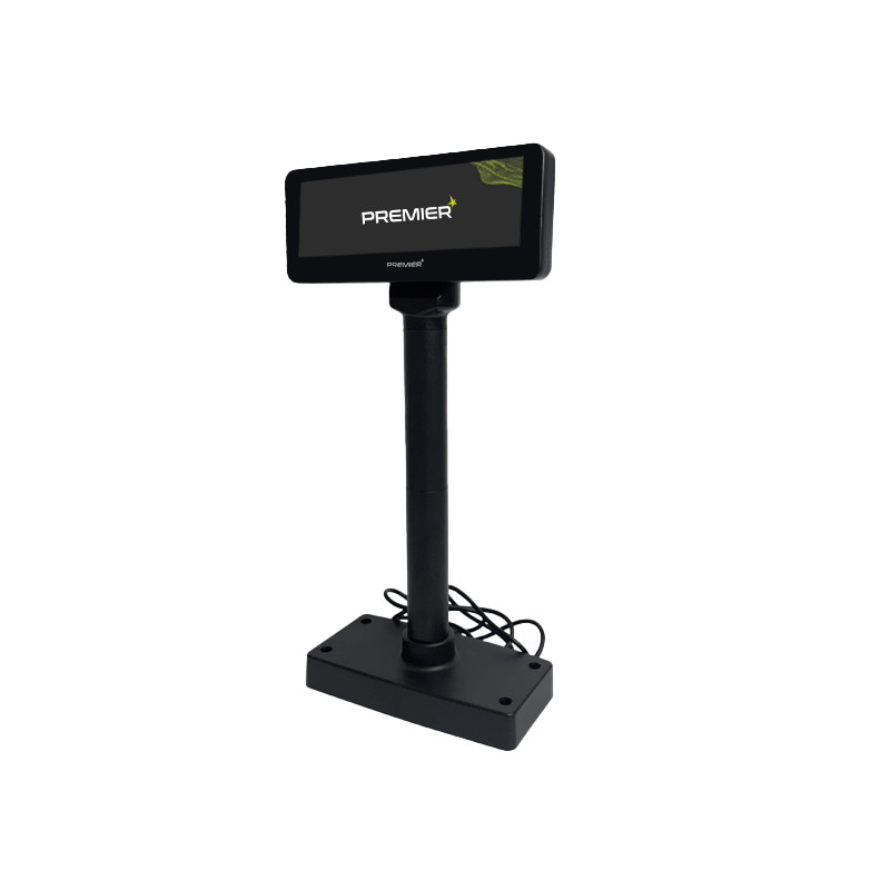 Premier CD220USBB CD-220 U, VFD, 2 líneas, 20 dígitos, 700 cd / m², Negro, Acrilonitrilo butadieno estireno (ABS)